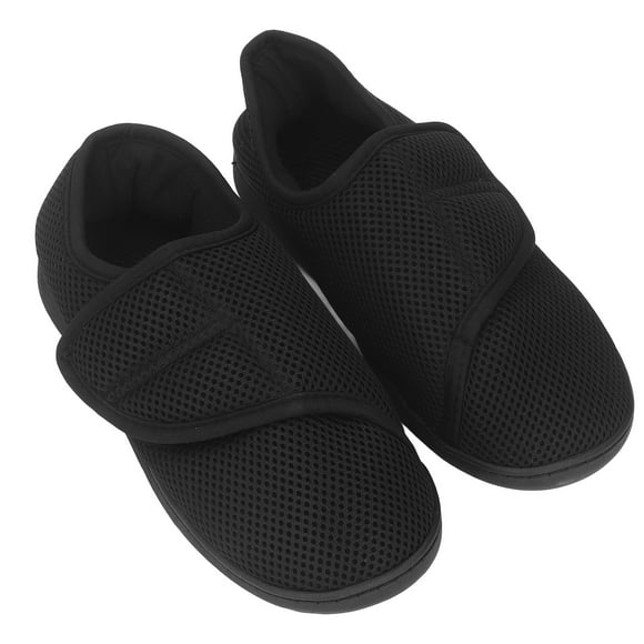 Extra Wide Adjustable Cushioned Walking Shoes For Swollen Feet, For Elderly Men With Non Slip Soles, Diabetic Edema Shoes