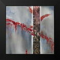 thumbnail image 2 of Geurts, Nelly 12x12 Black Modern Framed Museum Art Print Titled - Red Splash II, 2 of 5