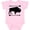 AD-Pink, variant on Buffalo Cute Animal Western Boys or Girls Baby Bodysuit