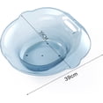 thumbnail image 3 of Sitz Bath Basin Toilet Bidet Tub Anti Overflow Universal Reusable Portable Hangable Steam Seat Hip Women Men Elderly Blue, 3 of 7