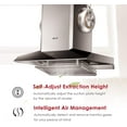 thumbnail image 4 of FOTILE Perimeter Vent Series 36 in. 1100 CFM Wall Mount Range Hood with 2 LED light and Touchscreen in Stainless Steel, 4 of 4