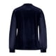 thumbnail image 5 of TaTaai Ladies Long Sleeve Round Neck Top Velvet Mesh Insert Blouse Solid Color Dressy Casual Evening Wear Gift, 5 of 6