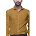 thumbnail image 3 of BESTMAN Formal Shirts For Men Slim Fit Printed Full Sleeve Shirts For Men, 3 of 5
