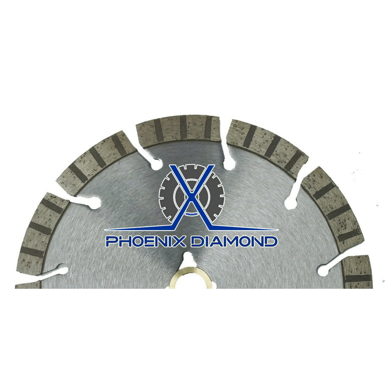 12” Turbo Segmented Diamond Blade Slanted Keyhole Gullet for