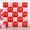 Red and Pearl Pink, variant on 25PCS Orange Purple Black Square Foil Balloons Wall Backdrop | Double Sided Orange Purple Black Balloons Tunnel Arch Kit for Halloween Birthday Graduation New Year Party Decorations