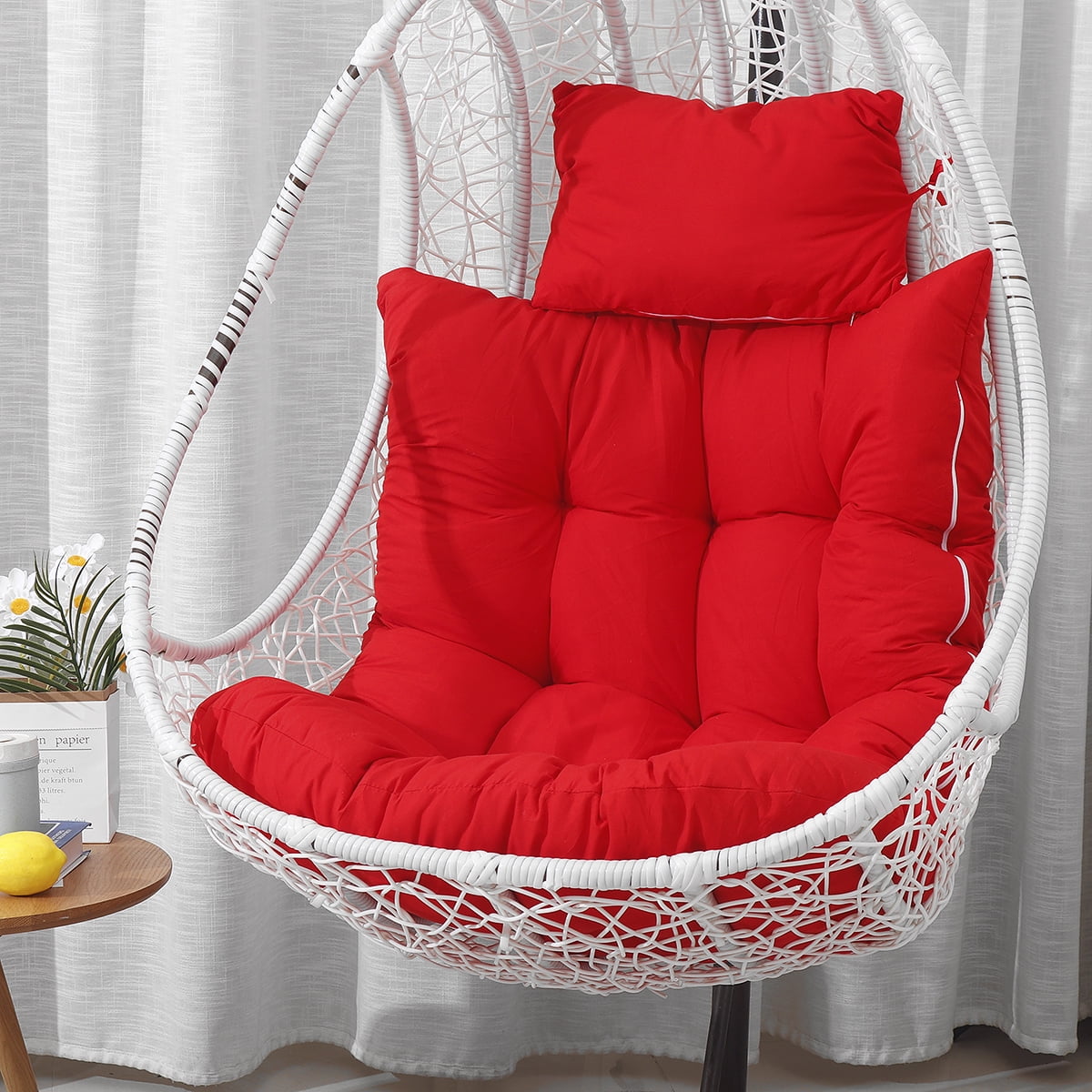 Hanging Chair Cushion Swing Chair Cushion, Hanging Egg Chair Pad, with