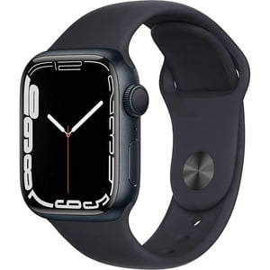 D'origine Apple montre Series 7 45mm GPS + Cellules Midnight Boîtier en aluminium - Midnight Groupe sportif