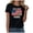 Black, variant on 250 Anniversary USA Shirt for Women American Flag Freedom Graphic Tees Tops Patriotic Casual Short Sleeve Tshirts for Women (Watermelon Red,M)