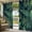 Watercolor Green, variant on Tropical Plants Outdoor Curtains for Patio Waterproof, Grommet Outdoor Privacy Panels, Summer Watercolor Teal Green Palm Leaves Weatherproof Outside Curtains for Porch/Cabana 54"Wx95"L, 1 Panel