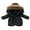 Black, variant on Girl Puffer Coat Fur Hood Zipper Heavy Weight Outerwear Warm Quilted Puffer Winter Coats White,Sized 18-24 M