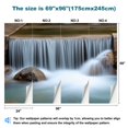 thumbnail image 3 of Peel and Stick Wallpaper Waterfall Landscape Nature Lake Water Flow Rock Movement Modern Art Wall Mural Decor Self Adhesive and Removable 69in x 98in, 3 of 8