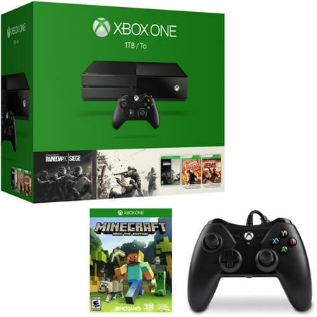 Xbox One Rainbow Six Siege 1TB w/ Bonus Controller and MineCraft Game