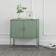 thumbnail image 2 of Ava Modern 23.6 Accent Cabinet with 2 Adjustable Shelves in Green, 2 of 12