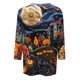 thumbnail image 4 of Blusa de manga larga con estampado floral de Halloween para mujer: blusa informal con cuello cuadrado para otoño, 4 of 4