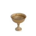 thumbnail image 6 of Efavormart 7" Gold Glass Roman Style Wedding Compote Floral Bowl Centerpiece, Antique Flower Table Pedestal Vase, 6 of 6