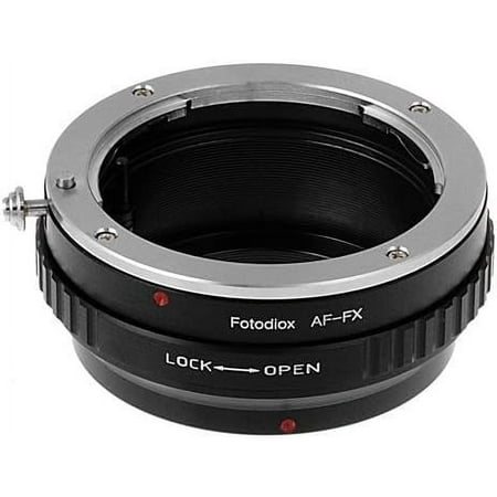 Image of Lens Mount Adapter Compatible with Sony Alpha A-Mount (and Minolta AF) DSLR Lens on Fuji X-Mount Cameras