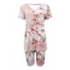 thumbnail image 4 of Blusas para las Mujeres Casual, Cuello en V de Manga Corta Impresa Superior Y Suelto Pantalones Cortos, Conjuntos de Moda de Verano, 4 of 4