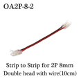 thumbnail image 3 of Conector de cable LED COB, conexión de 5, 8 y 10 mm, hebilla mini sin soldadura, tiras de luces LED FCOB RGB CCT, conector de 2, 3 y 4 pines con cable, 3 of 5