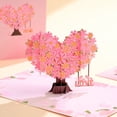 thumbnail image 4 of Pop Up Anniversary Card, 3D Love Tree Hearts Couple Wedding Card for Her, Wife, Husband, Him, Couple; Ideal Gift for Wedding, Romantic Birthday, Anniversary, Valentines, Mothers Day, 5.9" x 7.87", 4 of 6