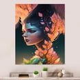 thumbnail image 2 of Designart Woman Face With Flowers In Hair II Canvas Wall Art, 2 of 5