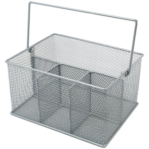 Sorbus Mesh Utensil Caddy, Napkin Holder and Condiment Organizer