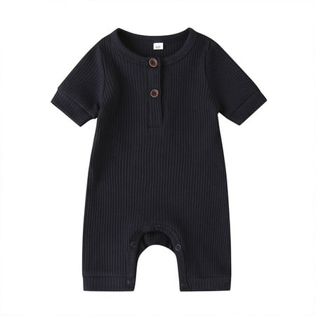 

Newborn Infant Baby Girl Boy Clothes Short Sleeve Romper Jumpsuit Summer Outfits