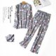thumbnail image 1 of Pijamas de franela de algodón para mujer, ropa de S-XXXL de talla grande, traje de casa, Tops de dormir con estampado a cuadros, Otoño e Invierno, 1 of 4