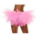 thumbnail image 1 of Traje de Mardi Gras Prolriy para mujer, falda de tul de malla americana de cinco capas para mujer, falda de malla, falda de tul para cosplay, falda de playa para adultos, falda de tul de cinco capas, 1 of 5