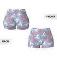 thumbnail image 5 of Picia Cartoon Poodle Dog Printed Workout Shorts for Women Seamless Scrunch Butt Lifting High Waisted Yoga Gym Booty Running Moisture-wicking Short Pants-Small, 5 of 9