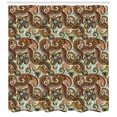 thumbnail image 3 of Ambesonne Paisley Shower Curtain, Persian Teardrop Motif, 69"Wx84"L, Multicolor, 3 of 3