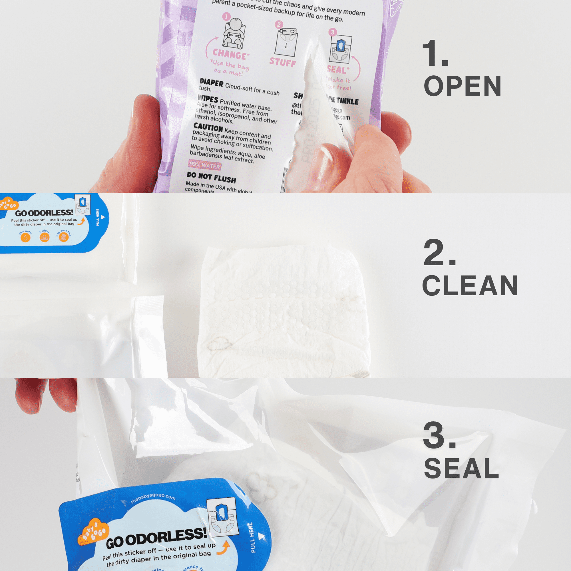 Baby a GoGo ON-THE-GO Diaper Kit, Sz. 4
