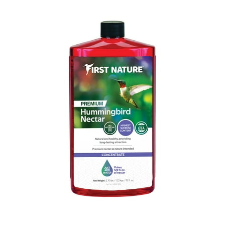 First Nature Red Hummingbird Nectar 32 oz.