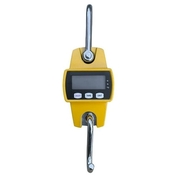 Industrial Crane Scale With Cast Aluminum Case, With Hooks For Farm Fishing Outdoor ,Easy to Install