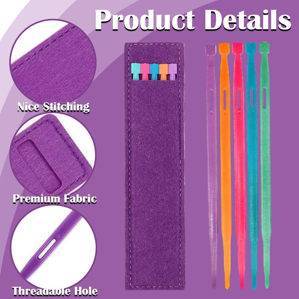 That Purple Thang, Multifunctional Sewing Tool, Versatile Threaders For Sewing Craft, Accessories & Supplies For Sewings (5 Pcs)
