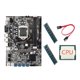 thumbnail image 1 of Tholdsy 1 Juego de dispositivo de minería, parte de computadora pragmática, 1333Mhz Pro DDR3, CPU aleatoria LGA1155, tablero principal confiable B75 Juegos de teclado y mouse para computadora, 1 of 6