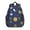 Sun and Moon, variant on Mushroom and Sun Gothic Pattern Backpack for School, Cute School Bag with Adjustable Shoulder Straps and Padded Back, 15"x11.42"x5.5"