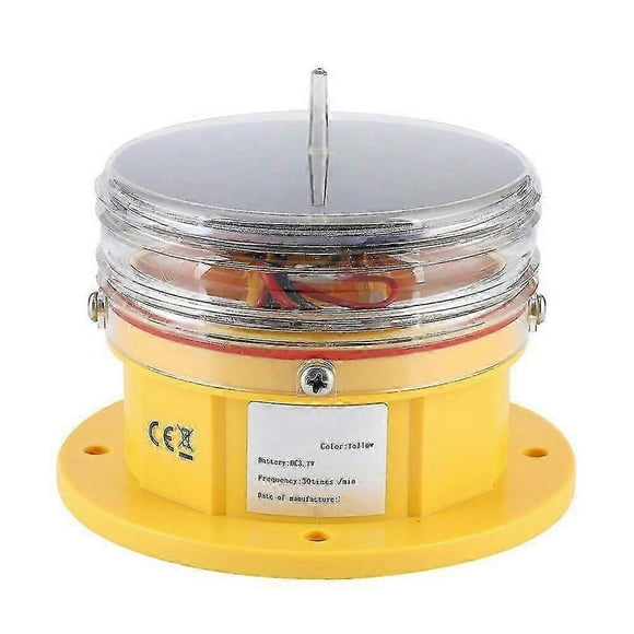 Solar Power Sidelight Ip68 Waterproof Led Ship Marine Dock Barge Safety Beacon Flashing Light 360 Li