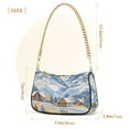 thumbnail image 3 of FORMRS Womens Shoulder Bag with Chain Strap Clutch Purse Cute Tote Handbag, Winter Mountain, 3 of 7