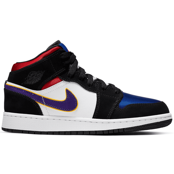 Jordan 1 Mid Lakers Top 3 (Gs) - Bq6931-005 - Size 4 - Big Kids
