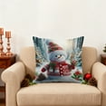 thumbnail image 6 of Horivan 2 Packs Christmas Pillow Covers 17x17 Inch Soft Flannel Holiday Decor for Couch Sofa Bedroom Festive Home Accents Living Room Throw Pillow Cases, 6 of 6