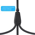 thumbnail image 3 of Cable Divisor XLR Hembra De 3 Pines Hembra A 3 Macho Y Cable Divisor XLR Equilibrado De 3 De 2 Pies Para Micrófono Mezclador, 3 of 7