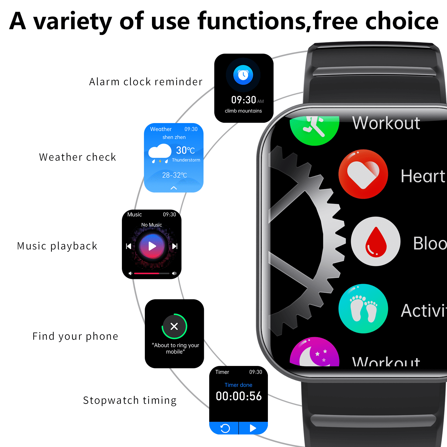 Laatikui F21PRO smart watch sports sleep monitoring exercise waterproof