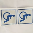 thumbnail image 5 of 2 Packs Disabled Car Window Stickers-Self Adhesive Vinyl-Disability Handicapped Aids, 5 of 5