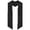 Black, variant on Graduation Stole for Academic Achievement Satin Finish Ceremonial Sash for Commencement High School and College Students, Pink