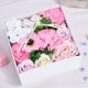 thumbnail image 3 of Caja de flores artificiales para cumpleaños, boda, día de San Valentín, regalo del día de la madre (clavel rosa), 3 of 8