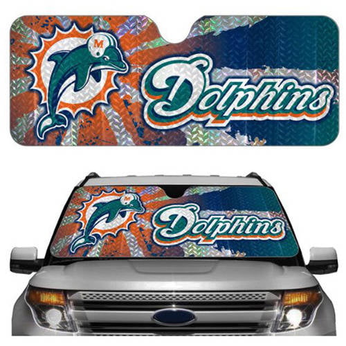 Miami Dolphins Auto Sun Shade 59x27