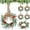 6, variant on Guvpev 4PCS Mini Wreaths for Kitchen Cabinet 12 Inch Small Christmas Wreath with Burlap Ribbon Red Berry and Eucalyptus Leaves for Xmas Window Front Door Fireplace Chair Farmhouse Hanging Decor