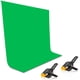 thumbnail image 2 of Estrela Wowstar Photo Hintergrund Grau Fondo fotográfico Gris 100% Poliéster Faltbare Hintergrundstoff mit 4 Hintergrund-Clip für Hintergrundsystem Fotografie Video Studio, 2 of 6
