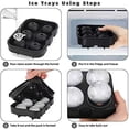thumbnail image 3 of Whiskey Ice Ball Maker Mold??Ice Ball Maker for Scotch, and Cocktails ??Easy Release, 3 of 5