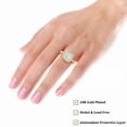 thumbnail image 5 of APSVO 18K Gold Plated Rings for Women Stackable CZ Non Tarnish Thumb Eternity Promise Wedding Band Engagement Rings Birthday Graduation Mothers Day Jewelry Gifts Her Girlfriend Wife Adults Teen Ideas, 5 of 7